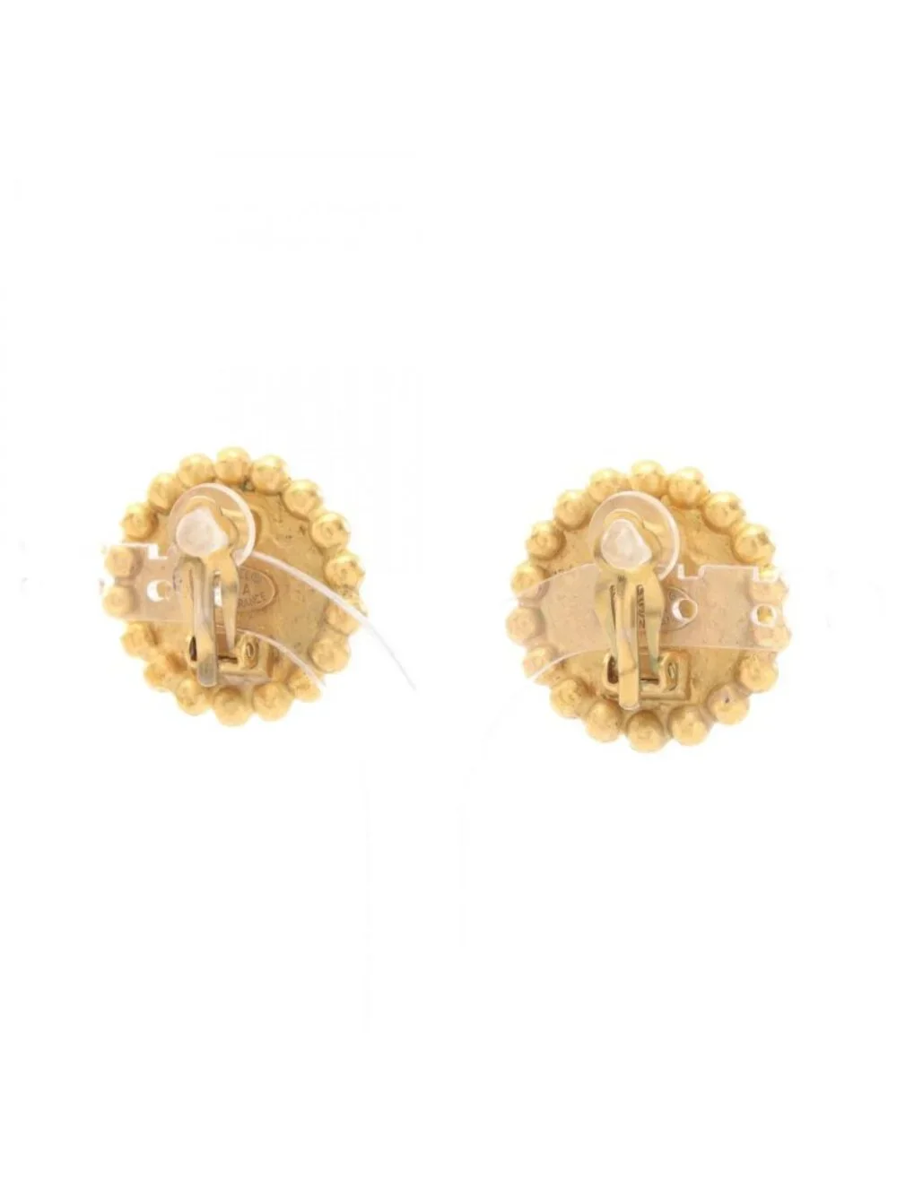 Chanel Earrings CC Logo Round